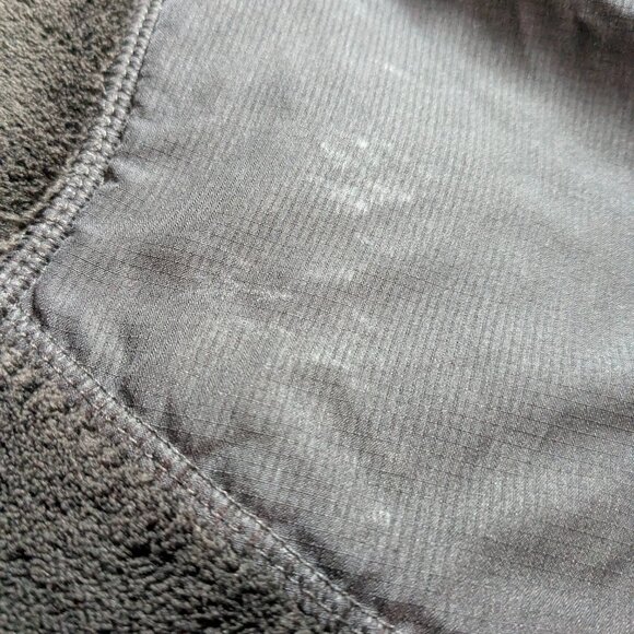 Danskin Now Women's Fleece Jacket, XL 16/18, Black Soot, Zip Front, Long Sleeve - Picture 14 of 16